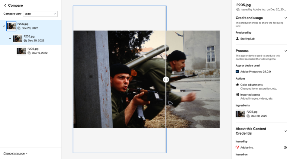 Creating the First Cryptographic Archive for a War Crimes Investigation