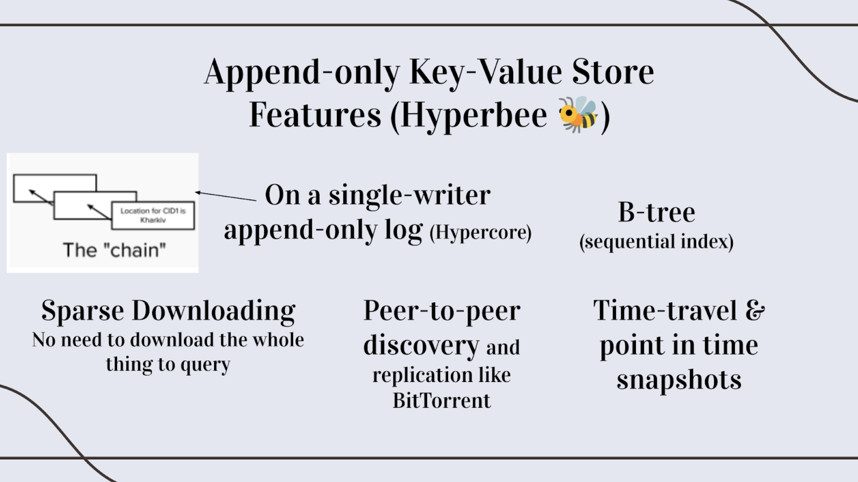 Append-only Key-value Store